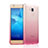 Silikon Schutzhülle Ultra Dünn Tasche Durchsichtig Farbverlauf für Huawei GR5 Mini Rosa