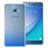 Silikon Schutzhülle Ultra Dünn Tasche Durchsichtig Farbverlauf für Samsung Galaxy C7 Pro C7010 Blau