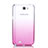 Silikon Schutzhülle Ultra Dünn Tasche Durchsichtig Farbverlauf für Samsung Galaxy Note 2 N7100 N7105 Rosa