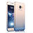 Silikon Schutzhülle Ultra Dünn Tasche Durchsichtig Farbverlauf T04 für Samsung Galaxy C7 Pro C7010 Blau