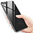Silikon Schutzhülle Ultra Dünn Tasche Durchsichtig Transparent A07 für Apple iPhone 7 Plus Schwarz