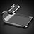 Silikon Schutzhülle Ultra Dünn Tasche Durchsichtig Transparent A07 für Apple iPhone 8 Plus Schwarz