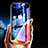 Silikon Schutzhülle Ultra Dünn Tasche Durchsichtig Transparent A08 für Apple iPhone 7 Plus Schwarz