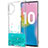 Silikon Schutzhülle Ultra Dünn Tasche Durchsichtig Transparent Blumen für Samsung Galaxy Note 10 Plus