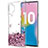 Silikon Schutzhülle Ultra Dünn Tasche Durchsichtig Transparent Blumen für Samsung Galaxy Note 10 Plus