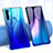 Silikon Schutzhülle Ultra Dünn Tasche Durchsichtig Transparent Blumen für Xiaomi Redmi Note 8 Blau