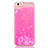 Silikon Schutzhülle Ultra Dünn Tasche Durchsichtig Transparent Blumen T01 für Apple iPhone 6 Rosa