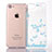 Silikon Schutzhülle Ultra Dünn Tasche Durchsichtig Transparent Blumen T01 für Apple iPhone 8