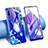 Silikon Schutzhülle Ultra Dünn Tasche Durchsichtig Transparent Blumen T01 für Huawei Honor 9X Weiß