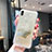 Silikon Schutzhülle Ultra Dünn Tasche Durchsichtig Transparent Blumen T03 für Apple iPhone X
