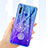 Silikon Schutzhülle Ultra Dünn Tasche Durchsichtig Transparent Blumen T03 für Huawei Honor 20E