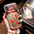 Silikon Schutzhülle Ultra Dünn Tasche Durchsichtig Transparent Blumen T16 für Apple iPhone Xs Max Rot