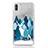 Silikon Schutzhülle Ultra Dünn Tasche Durchsichtig Transparent Blumen T22 für Apple iPhone Xs Max Grau