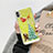 Silikon Schutzhülle Ultra Dünn Tasche Durchsichtig Transparent Blumen T24 für Apple iPhone X Grün