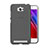 Silikon Schutzhülle Ultra Dünn Tasche Durchsichtig Transparent für Asus Zenfone Max ZC550KL Grau