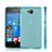 Silikon Schutzhülle Ultra Dünn Tasche Durchsichtig Transparent für Microsoft Lumia 650 Blau