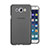 Silikon Schutzhülle Ultra Dünn Tasche Durchsichtig Transparent für Samsung Galaxy J5 Duos (2016) Grau