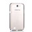 Silikon Schutzhülle Ultra Dünn Tasche Durchsichtig Transparent für Samsung Galaxy Note 2 N7100 N7105 Grau