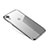 Silikon Schutzhülle Ultra Dünn Tasche Durchsichtig Transparent H01 für Apple iPhone XR Silber