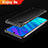 Silikon Schutzhülle Ultra Dünn Tasche Durchsichtig Transparent H01 für Huawei Honor 20 Lite Schwarz