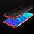 Silikon Schutzhülle Ultra Dünn Tasche Durchsichtig Transparent H01 für Huawei Honor 20i Rot