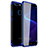 Silikon Schutzhülle Ultra Dünn Tasche Durchsichtig Transparent H01 für Huawei Honor 8 Pro Blau