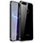 Silikon Schutzhülle Ultra Dünn Tasche Durchsichtig Transparent H01 für Huawei Honor 8 Pro Schwarz