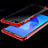 Silikon Schutzhülle Ultra Dünn Tasche Durchsichtig Transparent H01 für Huawei Honor Play 7 Rot