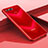 Silikon Schutzhülle Ultra Dünn Tasche Durchsichtig Transparent H01 für Huawei Honor V20 Rot