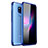 Silikon Schutzhülle Ultra Dünn Tasche Durchsichtig Transparent H01 für Huawei Mate 20 X 5G Blau