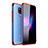 Silikon Schutzhülle Ultra Dünn Tasche Durchsichtig Transparent H01 für Huawei Mate 20 X 5G Rot