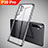 Silikon Schutzhülle Ultra Dünn Tasche Durchsichtig Transparent H01 für Huawei P30 Pro Schwarz