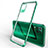 Silikon Schutzhülle Ultra Dünn Tasche Durchsichtig Transparent H01 für Huawei P40 Lite Grün