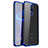 Silikon Schutzhülle Ultra Dünn Tasche Durchsichtig Transparent H01 für Huawei Rhone Blau