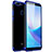 Silikon Schutzhülle Ultra Dünn Tasche Durchsichtig Transparent H01 für Huawei Y7 (2018) Blau