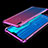 Silikon Schutzhülle Ultra Dünn Tasche Durchsichtig Transparent H01 für Huawei Y9 (2019) Violett