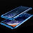 Silikon Schutzhülle Ultra Dünn Tasche Durchsichtig Transparent H01 für Nokia 9 PureView Blau