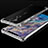 Silikon Schutzhülle Ultra Dünn Tasche Durchsichtig Transparent H01 für Nokia X7 Silber