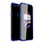 Silikon Schutzhülle Ultra Dünn Tasche Durchsichtig Transparent H01 für OnePlus 5 Blau