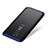 Silikon Schutzhülle Ultra Dünn Tasche Durchsichtig Transparent H01 für OnePlus 6 Blau