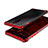 Silikon Schutzhülle Ultra Dünn Tasche Durchsichtig Transparent H01 für Samsung Galaxy A6 Plus Rot