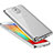 Silikon Schutzhülle Ultra Dünn Tasche Durchsichtig Transparent H01 für Samsung Galaxy Note 3 N9000 Silber