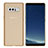 Silikon Schutzhülle Ultra Dünn Tasche Durchsichtig Transparent H01 für Samsung Galaxy Note 8 Duos N950F Gold