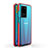 Silikon Schutzhülle Ultra Dünn Tasche Durchsichtig Transparent H01 für Samsung Galaxy S20 Ultra 5G Rot