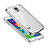 Silikon Schutzhülle Ultra Dünn Tasche Durchsichtig Transparent H01 für Samsung Galaxy S5 G900F G903F Silber