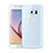 Silikon Schutzhülle Ultra Dünn Tasche Durchsichtig Transparent H01 für Samsung Galaxy S6 SM-G920 Blau