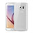 Silikon Schutzhülle Ultra Dünn Tasche Durchsichtig Transparent H01 für Samsung Galaxy S6 SM-G920 Grau