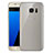 Silikon Schutzhülle Ultra Dünn Tasche Durchsichtig Transparent H01 für Samsung Galaxy S7 G930F G930FD Grau