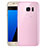 Silikon Schutzhülle Ultra Dünn Tasche Durchsichtig Transparent H01 für Samsung Galaxy S7 G930F G930FD Rosa