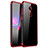 Silikon Schutzhülle Ultra Dünn Tasche Durchsichtig Transparent H01 für Xiaomi Redmi 5 Rot